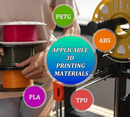 3D Printer Adhesive - 7oz 3D Printer Glue Spray, 3D Printing Accessory, Suitable for All 3D Printer Build Plates, Works with PLA/ABS/PETG/TPU/ASA Filaments, Reduces Warping & Leaves No Residue