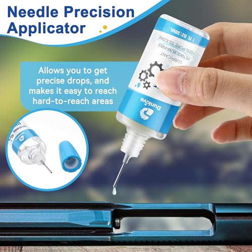 6 oz Airsoft Silicone Oil Lubricating, Needle Oiler, Pure | Oil Lubricant Airsoft Chamber Lube for Airgun Lubrication