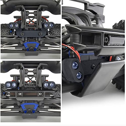 AXSPEED RC LED Light Headlight Taillight Front Rear Light Lamp for TRX E-REVO 2.0 4WD 1/8 RC Truck