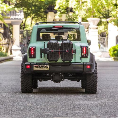 TOUCAN RC HOBBY 1/8 Tank300 Competitive Edition Remote Control Rock Crawler AWD 2WD Metal Drive Shaft Threaded Coilover Shocks for Adult - color: Lgn