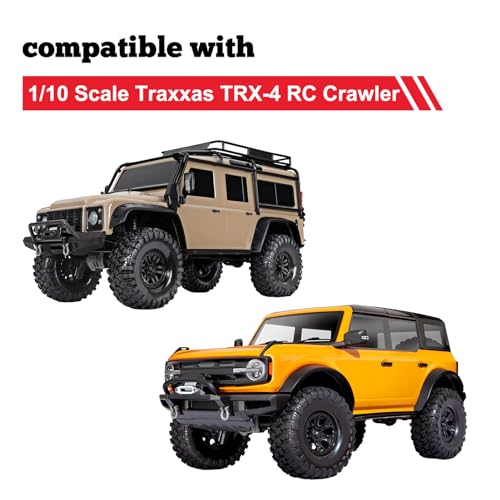Hobbypark Metal Rear Chassis Protector Plate Stainless Steel for 1/10 Scale Traxxas TRX-4 RC Crawler OP Parts