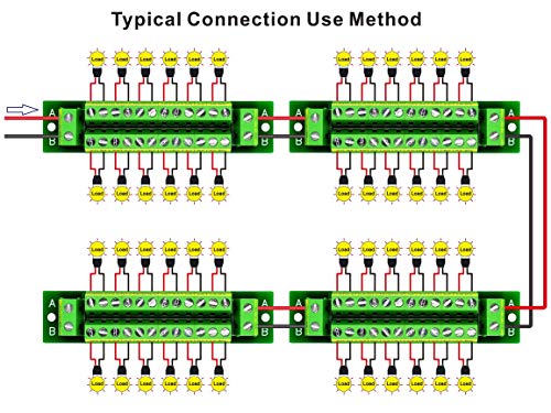 16 Amp 2x12 Position Terminal Block Distribution Module for AC DC