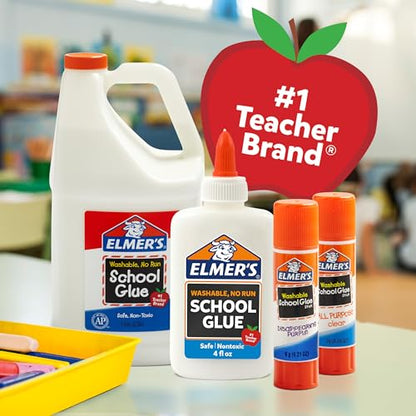 Elmer's All Purpose School Glue Sticks, Acid-Free and Washable, Clear, 7 Grams,Craft Projects, Poster, Classroom Supplies, #1 Teacher Brand, 30 Count (Pack of 12) - size: 30 Count (Pack of 12)