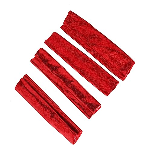 Suspension Spring Cover Set for 1/8 RC Buggy Truck Universal Dustproof Absorber Cover Compatible RC Car Models Red