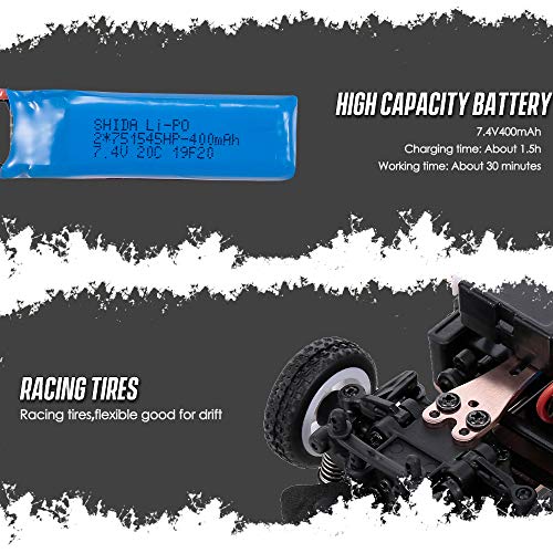 GoolRC WLtoys K989 RC Cars, 1:28 Scale 2.4GHz Remote Control Car, 4WD 30KM/H High Speed Racing Car, RC Drift Cars for Adults
