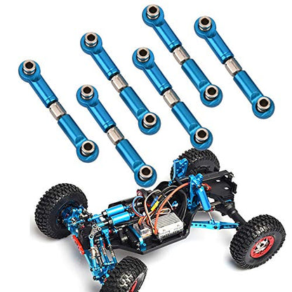 RC Car Link Rod, RC Truck Upgrade Parts Metal Steering Linkage Rods Arm Replacement Accessory Set for 1/18 Model Car