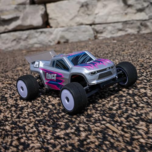 Losi Micro-T 1/28 2 Wheel Drive Silver RTR LOS-1392T2 | Battery and Charger included - color: Silver
