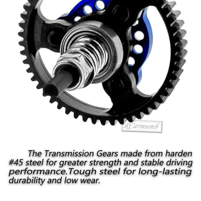 53T Spur Gear Upgrades Part for Slash 4X4/VXL Stampede 4X4/VXL Rustler 4X4/VXL,53T Slipper Clutch Eliminator with Pinions Gears Set(15T 17T 19T),Hardened Steel RC Upgrades,#6878,Navy Blue - color: Navy Blue(53t)