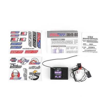 Flysky INr8-8D 2.4GHz 8CH AFHDS3 Receiver PWM PPM Ibus for RC Car | Compatible Transmitters Noble NB4 Series