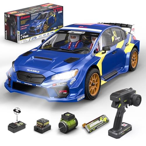 RIAARIO 1/10 Brushless RC Car, RTR, 40+ MPH, 4WD, Carbon Fiber, Ages 14+ | 3652-3300KV Brushless Motor, Gyro, Waterproof, 80A ESC, 3S Lipo, 11KG High-Torque Servo, 1.2MM PC Body Shell, Metal Chassis - color: Rtr