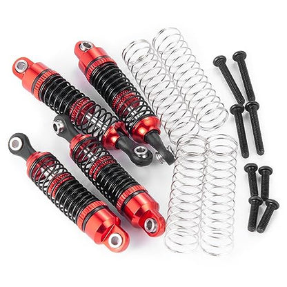 52mm Shock Absorber Damper Upgrade Parts, Red | For 1/18 TRX4M, RC Crawler Car - color: Red