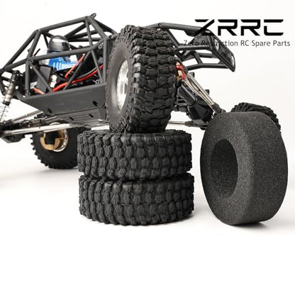 Soft 1.9 RC Crawler Tires with Foam Inserts for Traxxas TRX4 Axial SCX10 III/II Redcat Gen8 Vanquish VS4-10/H10/F10 RC4WD HPI 1/10 RC Rock Crawlers Trail Trucks RC Climbing Tyres - size: 1.9 rc crawler tires