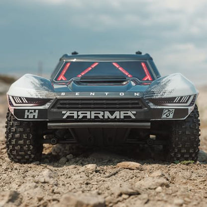 ARRMA RC Truck 1/10 SENTON 4X4 223S BLX BRUSHLESS Short Course Truck RTR (Battery and Charger Not Included) with DSC, RED, ARA4303V4T2 - color: Red