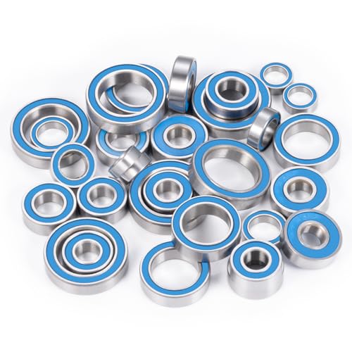 30pcs Rubber Sealed Bearing Kit for Losi Lasernut U4 Tenacity DB | Pro Tenacity MT/SCT/Truggy RC Car Upgrade Parts Precision Bearings