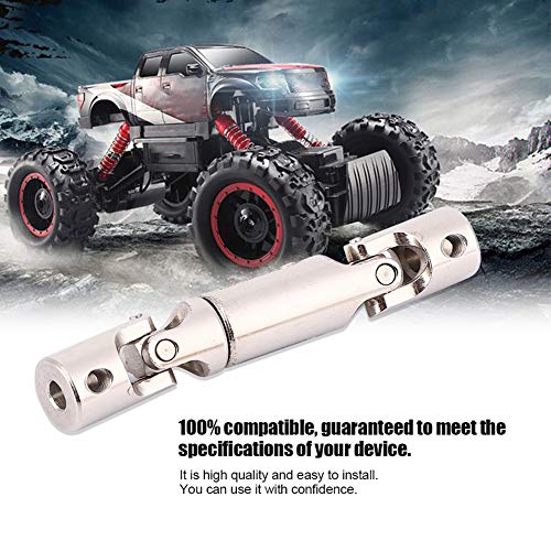 2PCS Metal Drive Shaft Universal Transmission Shaft for MN-35 MN-66 B-14 B-24 RC Car, Upgrade Parts for 1/12 1/16 RC Model Crawler Truck (2pcs)