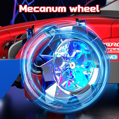 Remote Control Cars, 2.4GHz Monster Truck RC Stunt Cars for Boys Kids Adults, 1:12 Monster RC Truck Off Road with Light & Music, Gifts for 8 9 10 11 12 13 14 15 16+ Years Old Boys Girls Adults