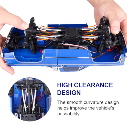 High Clearance Chassis Links Set Stainless Steel Suspension Link Set 50g for Traxxas TRX4M High Trail K10 F150 Chassis Upgrades 1/18 RC Crawler Accessories