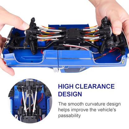 High Clearance Chassis Links Set Stainless Steel Suspension Link Set 50g for Traxxas TRX4M High Trail K10 F150 Chassis Upgrades 1/18 RC Crawler Accessories