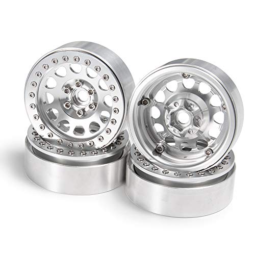 Aluminum 2.2" Beadlock Wheel Rim for Axial Wraith SCX10 II III TRX4 | 1Set/4PCS,1/10 RC Crawler Car Upgrade Parts