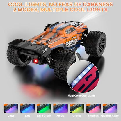 Nikuku Remote Control Car, High Speed All Terrain Off Road Fast RC Cars with 2.4 GHz,1:20 Scale Max 38 KPH 4WD Electric RC Truck Toys, Christmas Birthday Gifts for Adults & Teen Boys | 1:20 Scale Electric RC Truck Toy with 2.4GHz, 38 KPH, Christmas Birthd