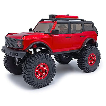 RCHUBAM 4PCS 1.0" Crawler Tires Micro Rubber Tires for 1/18 TRX4M Axial 1/24 SCX24 Deadbolt Bronco RC Crawler Car (B-58mm) - color: B-58mm