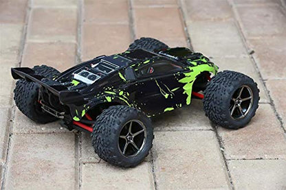 SummitLink Compatible Custom Body Muddy Green Over Black Replacement for 1/16 Scale RC Car or Truck (Truck not Included) ERMN-BG-02
