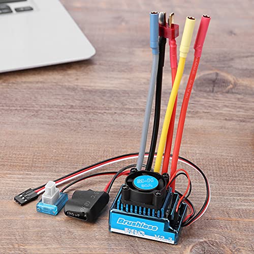 RC Car ESC, Brushless ESC, Electronic Components for Outdoor Use((80A)) - color: (80a)
