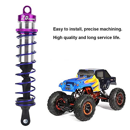 RC Shocks, Adjustable Oil Pressure Metal Shock Absorbers 4pcs Front Rear for 1/8 Scale Off-Road Racing Hobbyists and Daily Use
