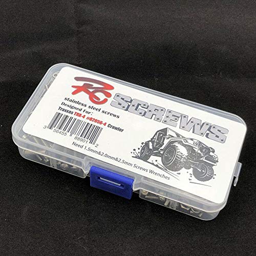387 PCS Stainless Steel Screws Set for Traxxas TRX-4 1/10 RC Car Spare Part Accessory