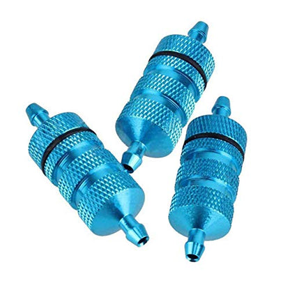 RC 1/8 Air Filter Cleaner Upgraded Parts Fit SH.28 Engine & 3PCS RC Aluminum Nitro Fuel Filter