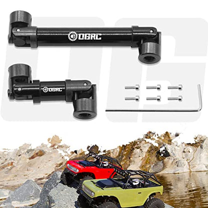 OGRC 2Pcs Center Driveshaft Steel Drive Shaft for Axial SCX24 Deadbolt AXI90081 Upgrate Parts