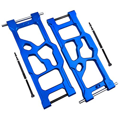 Aluminum Rear Lower Suspension Arms for ARRMA Kraton 8S BLX 1/5 Scale RC Truck (1 Pair), Replaces ARA330590 Upgrades (Blue) - color: Blue