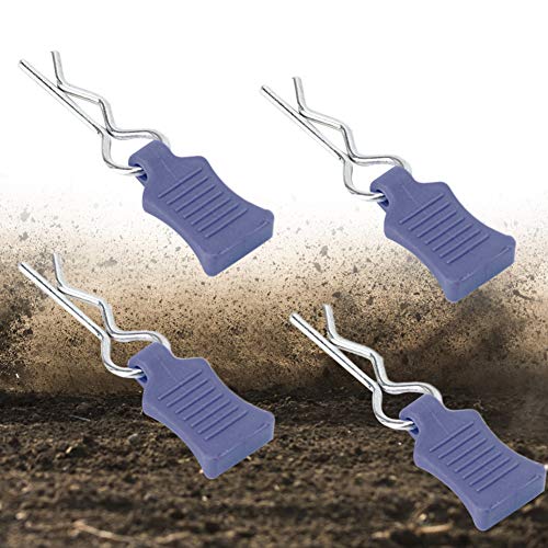 4pcs Universal RC Car Body Clips with Pull Tabs Pins for 1/8 1/10 /12 RC Car Shell Replacement Parts (Dark Blue) - color: Dark Blue