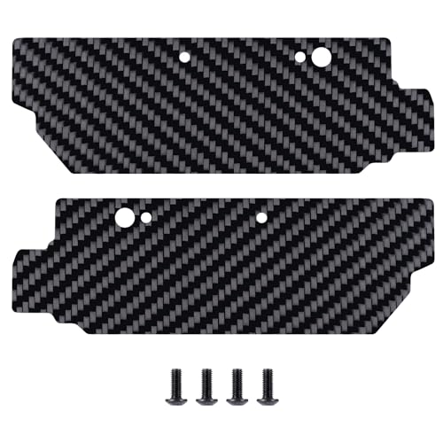 RCHUBAM 2PCS Rear Mud Flaps Guards for 1/8 Arrma Kraton 6S EXB V4 V5 BLX | 1 Pairs Carbon Fiber Rear Mud Flaps,RC Monster Truck Upgrade Parts
