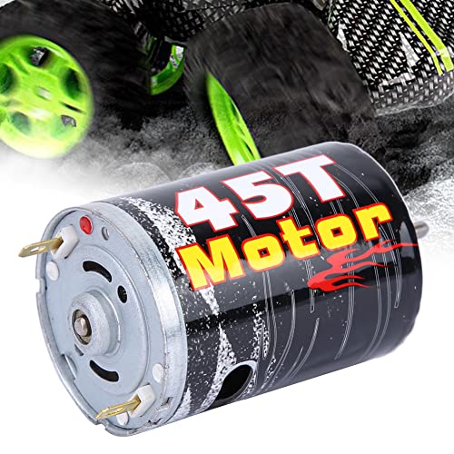540 Brushed Motor Spare Part Accessory for 1/10 RC Car Boat Model, High - Purity Copper Windings with Super Large Bearing, Precisely Balanced Rotor for Stable Performance (M540-45T) - size: M540-45T