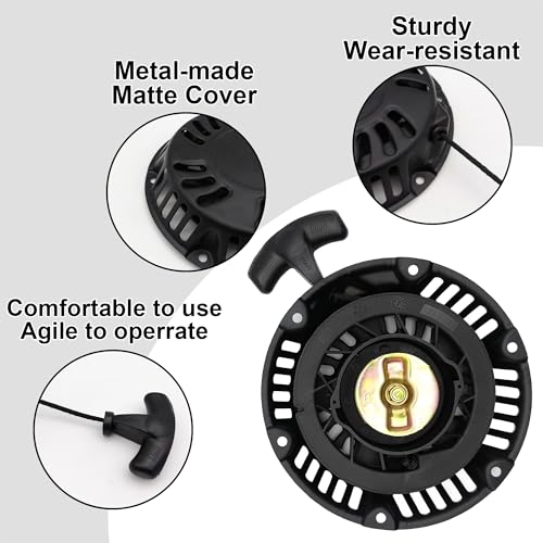 Strongthium 196cc 212cc 224cc Hemi Pull Start Recoil Starter Assembly | for Predator Rato 6.5HP 7HP Go Kart Mini Bike Generators Pressure Washers Air Compressors - size: Hemi