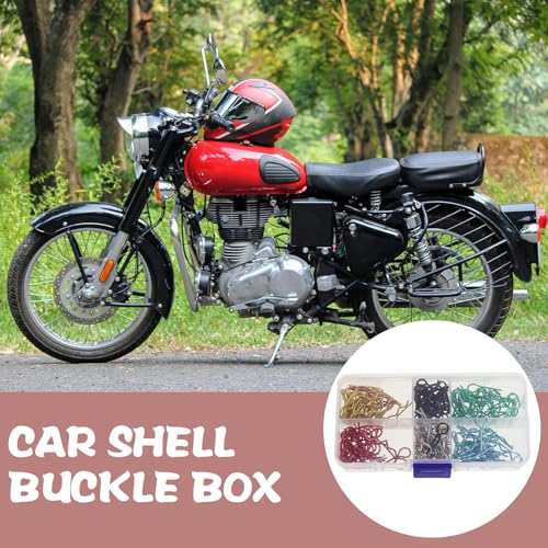 Homoyoyo 10 and 1:12 Scale Rc Cars and Trucks, Metal R Clips with Color-Coded Pull Tabs, Compatible with Gas and Electric Models, Replacement Vehicle Body Shell Accessories