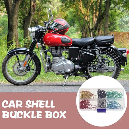 Homoyoyo 10 and 1:12 Scale Rc Cars and Trucks, Metal R Clips with Color-Coded Pull Tabs, Compatible with Gas and Electric Models, Replacement Vehicle Body Shell Accessories