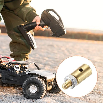 MECCANIXITY Linkage Stoppers Connecting Servo Arm, Push Rod with Nut and Screw for RC Airplane, D4x1.2mm D4x1.8mm 10 Pcs - size: D4x1.2mm; D4x1.8mm