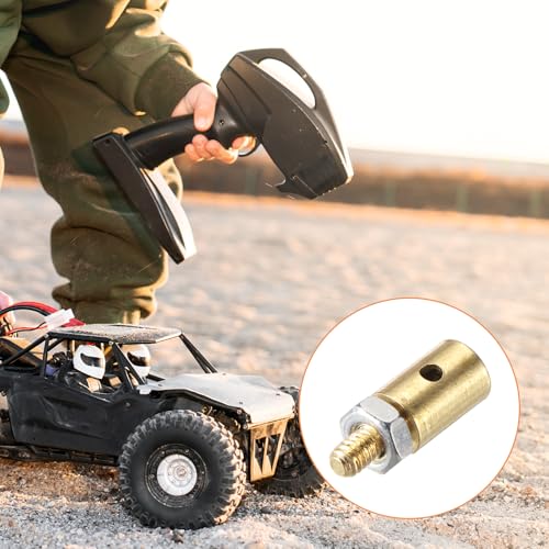 MECCANIXITY Linkage Stoppers Connecting Servo Arm, Push Rod with Nut and Screw for RC Airplane, D4x1.2mm D4x2.5mm 10 Pcs - size: D4x1.2mm; D4x2.5mm
