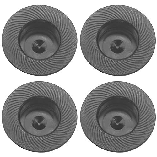 4Pcs ShareGoo Aluminium Wheel Hub Cover Nut Anti-dust Cover 17mm Self-Lock Hex Nut Adapter Compatible with Traxxas Hobao Team-C Losi HSP Redcat 1/8 RC Car Truck