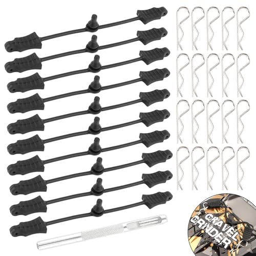 20 Pieces 1.2mm RC Cars Body Clips with 10 Pieces Pull Tabs & 1 PCS Hole Puncher Reamer for Universal Remote Control Car Compatible with Redcat HPI Himoto HSP Exceed Truck Buggy - color: 1.2mm