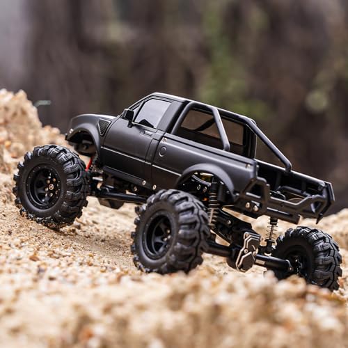 INJORA IR60-24 Body for SCX24 C10 Bronco Wrangler Base Camp 4Runner (Black) - color: Black