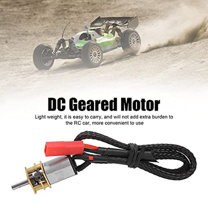 N20 DC Geared Motor, 300 RPM Speed Reduction, RC Car Motor, Compact Size for DIY Hobbyists, Small-Scale, and Robotics Projects