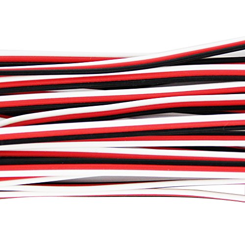 20pcs 3.93inch 10cm 100mm Servo Extension Lead Wire Cable Male to Male KK MK MWC 26awg Servo Wire