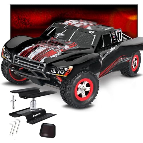RC Car Work Stand RC Car Repair Work Stand Repair Workstation for 1/8 1/10 1/12 Scale Cars Trucks Monsters Buggies 360 Degree Rotation Lift Lower RC Tool Kit