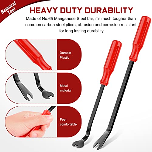 Nilight 3PCS Clip Pliers Set & Fastener Remover Auto Trim Removal Tool Kit | Auto Upholstery Combo Repair Kit with Storage Bag for Car Panel Dashboard - color: 3pcs Fastener Remover