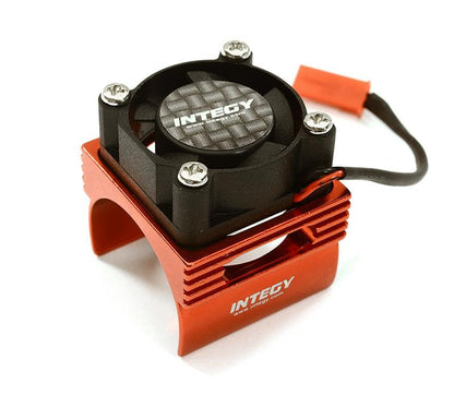 Integy Brushless Motor Heatsink+Cooling Fan 17, 000rpm for 1/16 E-Revo VXL & Slash VXL