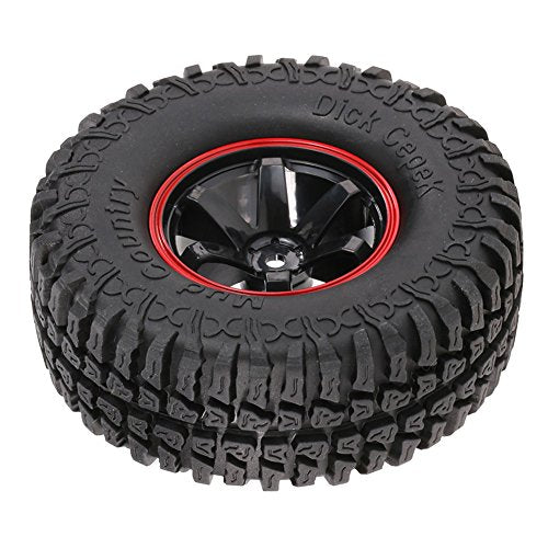 1.9 Inch 100mm RC Rubber Tires with Plastic Wheel Rim for 1/10 SCX10 D90 D110 CC01 RC Rock Crawler Parts