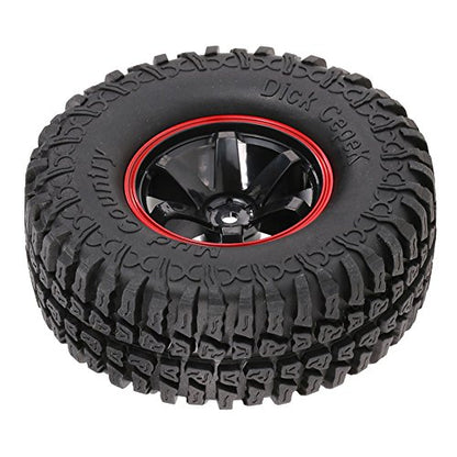1.9 Inch 100mm RC Rubber Tires with Plastic Wheel Rim for 1/10 SCX10 D90 D110 CC01 RC Rock Crawler Parts
